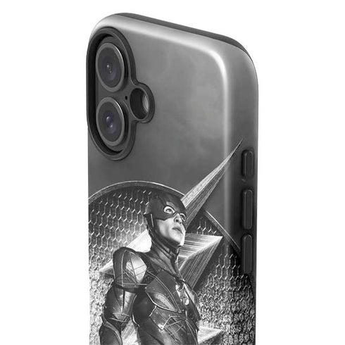 The Justice League (2017) Flash Poster iPhone 16 Impact Case
